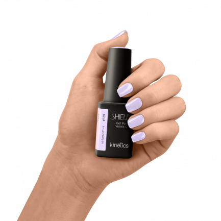 Kinetics Shield Gel Polish #189 FLOWERY 15 мл – нежно-розовый гель-лак с шиммером для УФ-лампы, HEMA-free