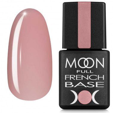 Moon Full Base French №8 – Professionelle beige-rosa Camouflage Base für French, 8 ml
