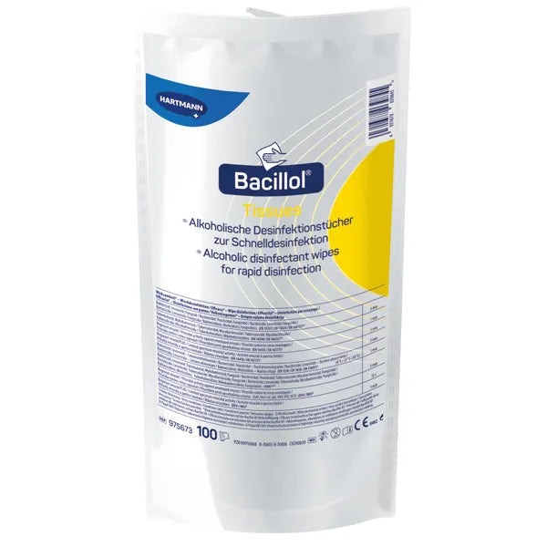 Bacillol® Tissues – Салфетки для дезинфекции, в дозаторе или сменной упаковке, для салонов красоты