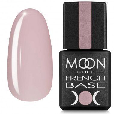 Moon Full Base French №6 – Professionelle weiß-rosa Camouflage Base für French, 8 ml