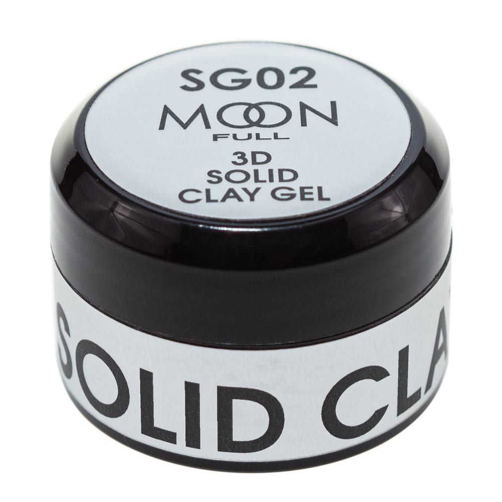 Moon Full 3D Solid Clay Gel SG №02 5ml – Rosa 3D Modelliergel für Nail Art