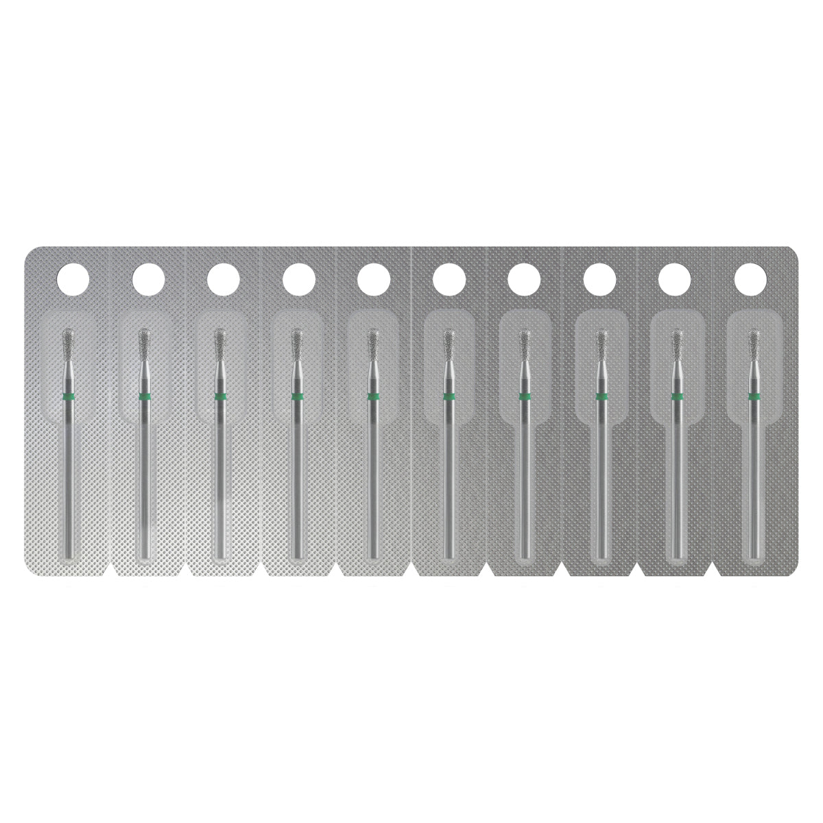 Diamantfräse Streichholz grün Staleks EXPERT Kopfdurchmesser 2,3 mm / Arbeitsteil 5 mm