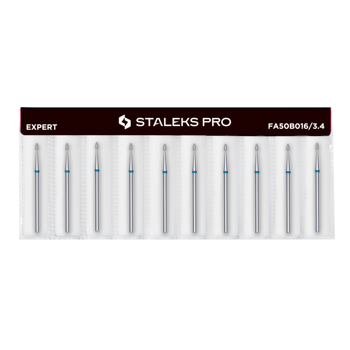 Staleks Diamantfräse "Runde Knospe" Blau, Durchmesser 1.6mm / Arbeitsteil 3.4mm