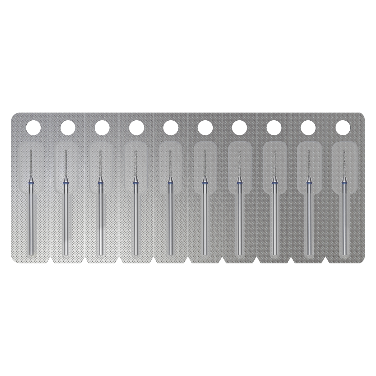 Staleks Diamantfräse "Nadel" Blau, Durchmesser 1 Mm / Arbeitsteil 10 Mm