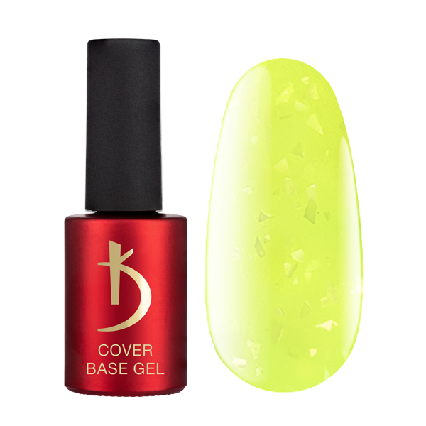 K Professional Cover Base Gel Neon Flake №03, 7ml