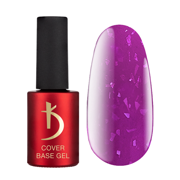 K Professional Cover Base Gel Neon Flake №06, 7ml