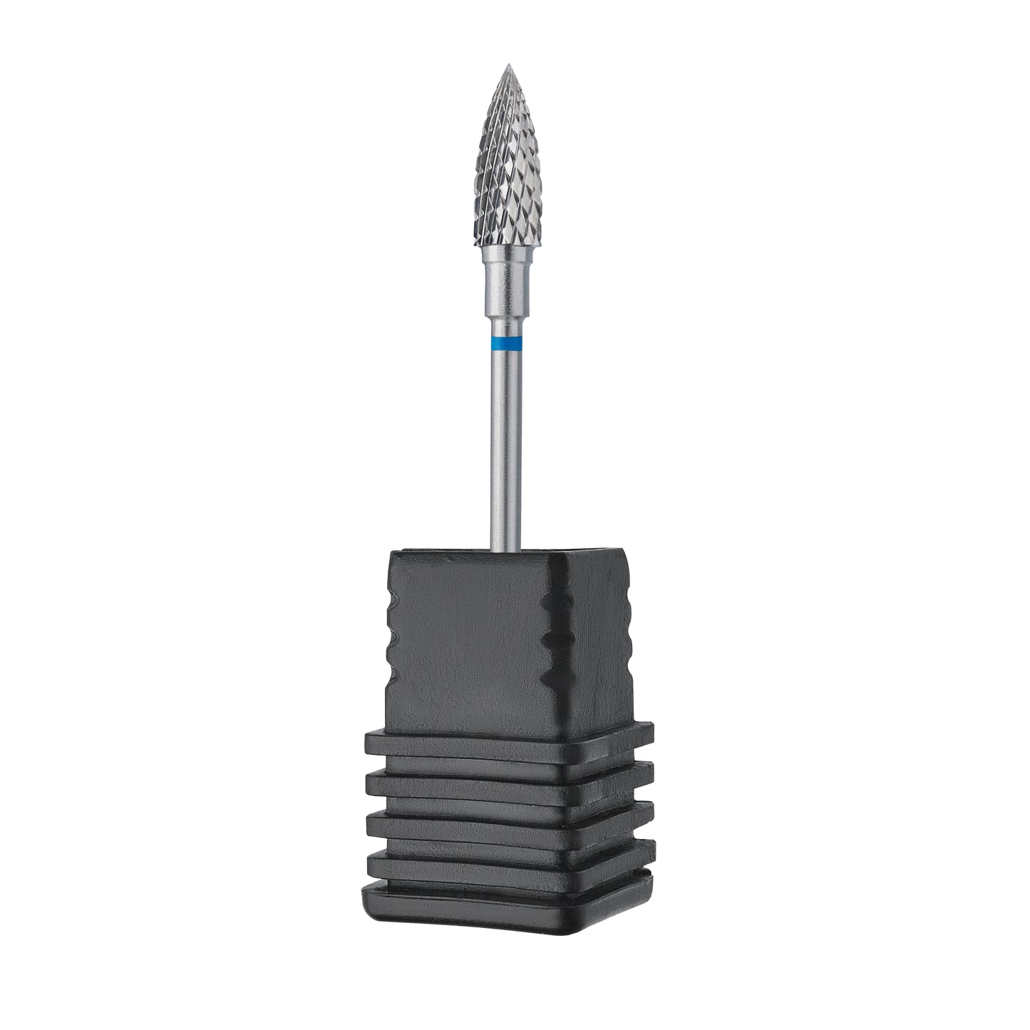 Staleks PRO EXPERT Hartmetallfräser „Flamme“ Blau 5 × 13,5 mm – Profi-Maniküre/Pediküre