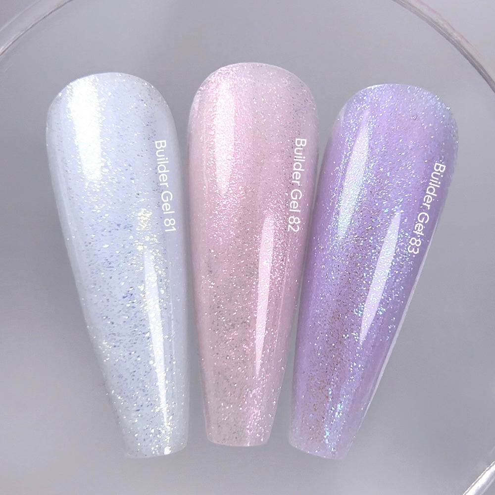 NAILSOFTHEDAY Builder gel 81 - молочный строительный гель с жемчужным переливом для ногтей, 15г
