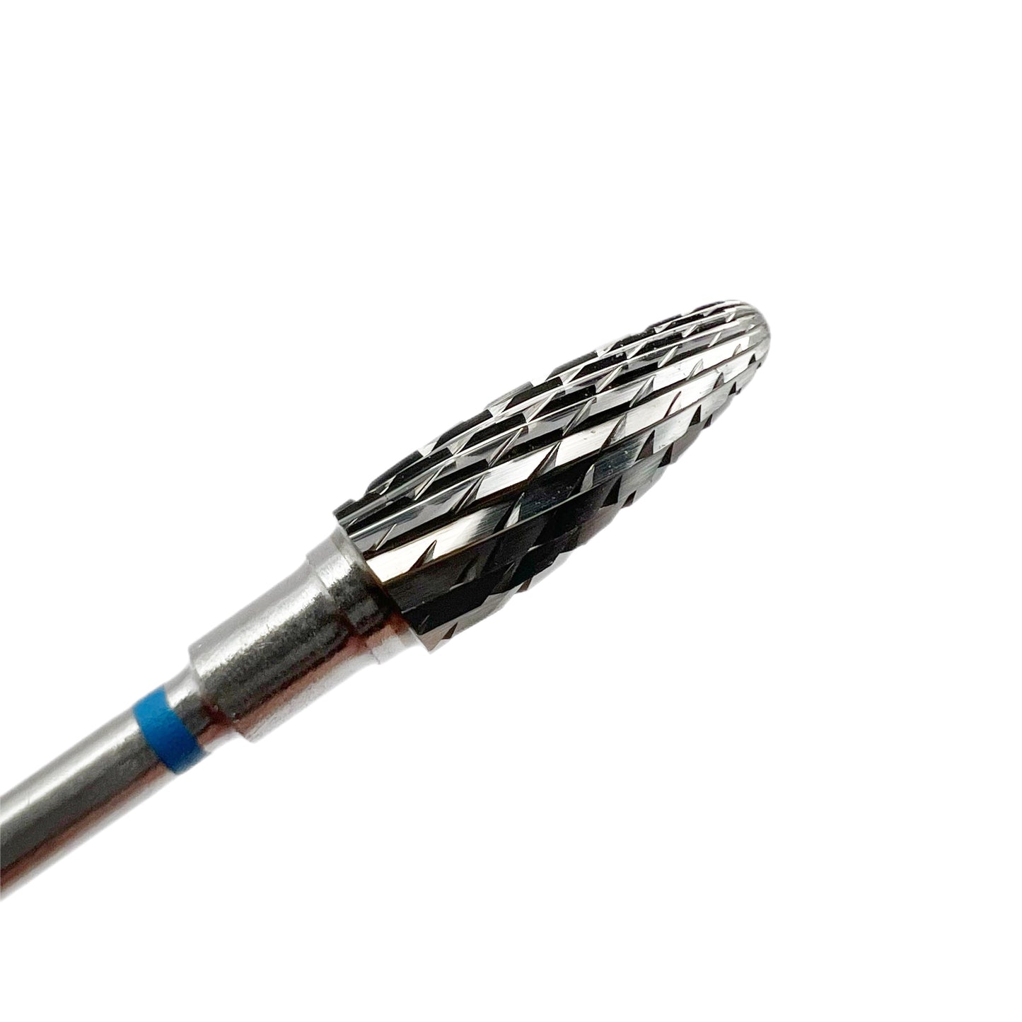 Staleks Hartmetall-Fräser “Maiskolben” Blau 5 mm - Profi Nagel- & Fußpflege, Mittlere Körnung