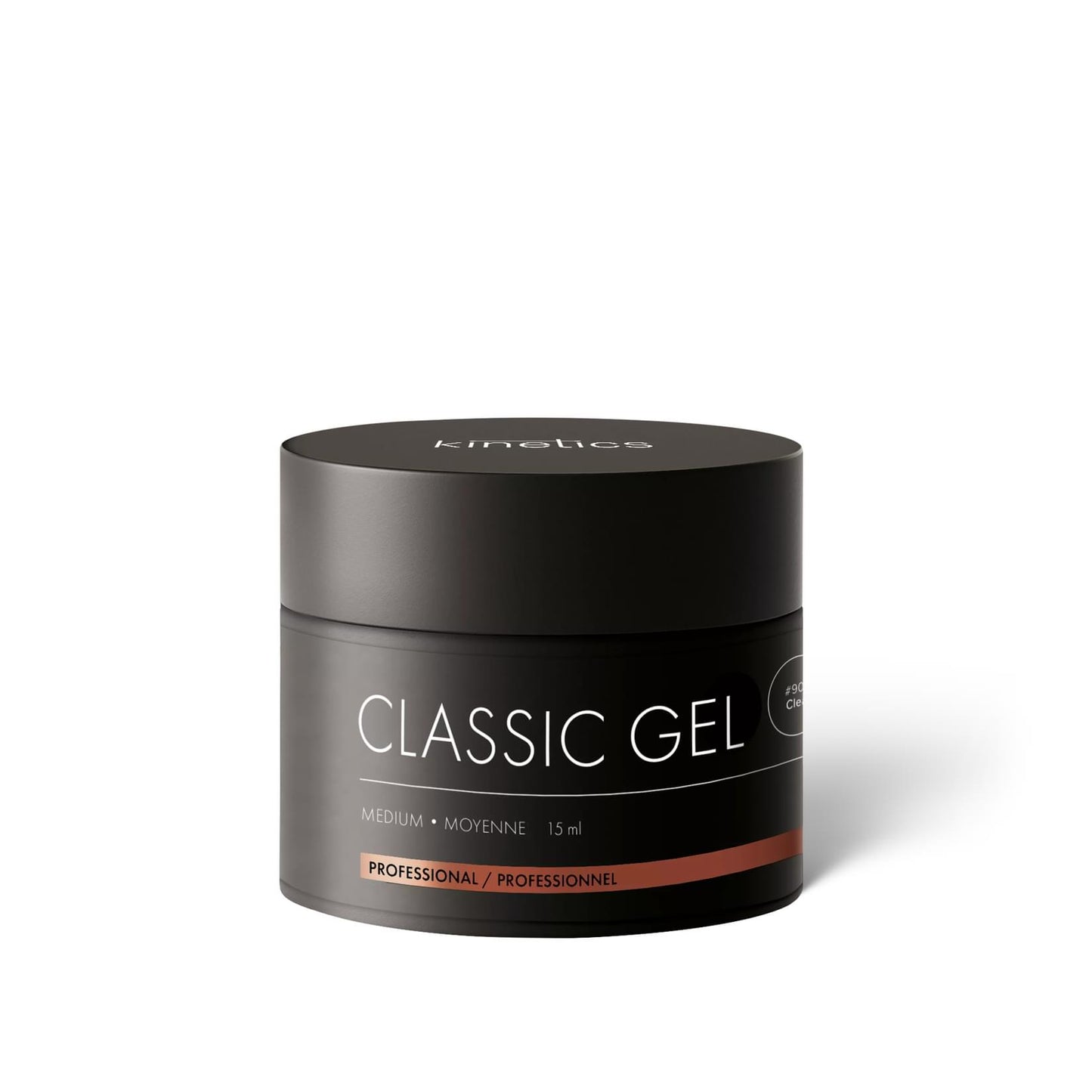 Kinetics Classic Gel Medium #900 Clear – Selbstnivellierendes Aufbaugel für Naturnägel & Verlängerungen 15ml