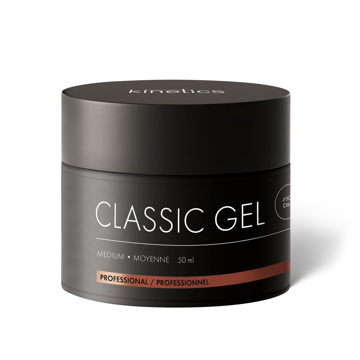 Kinetics Classic Gel Medium #900 Clear – Selbstnivellierendes Aufbaugel für Naturnägel & Verlängerungen 50ml