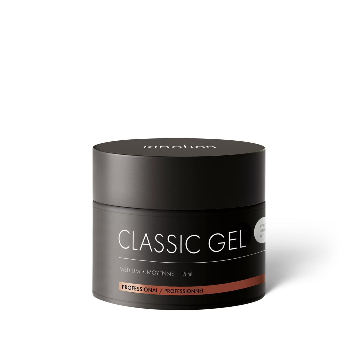 Kinetics Classic Gel Medium #906 Milky White – Selbstnivellierendes milchiges Aufbaugel 15ml