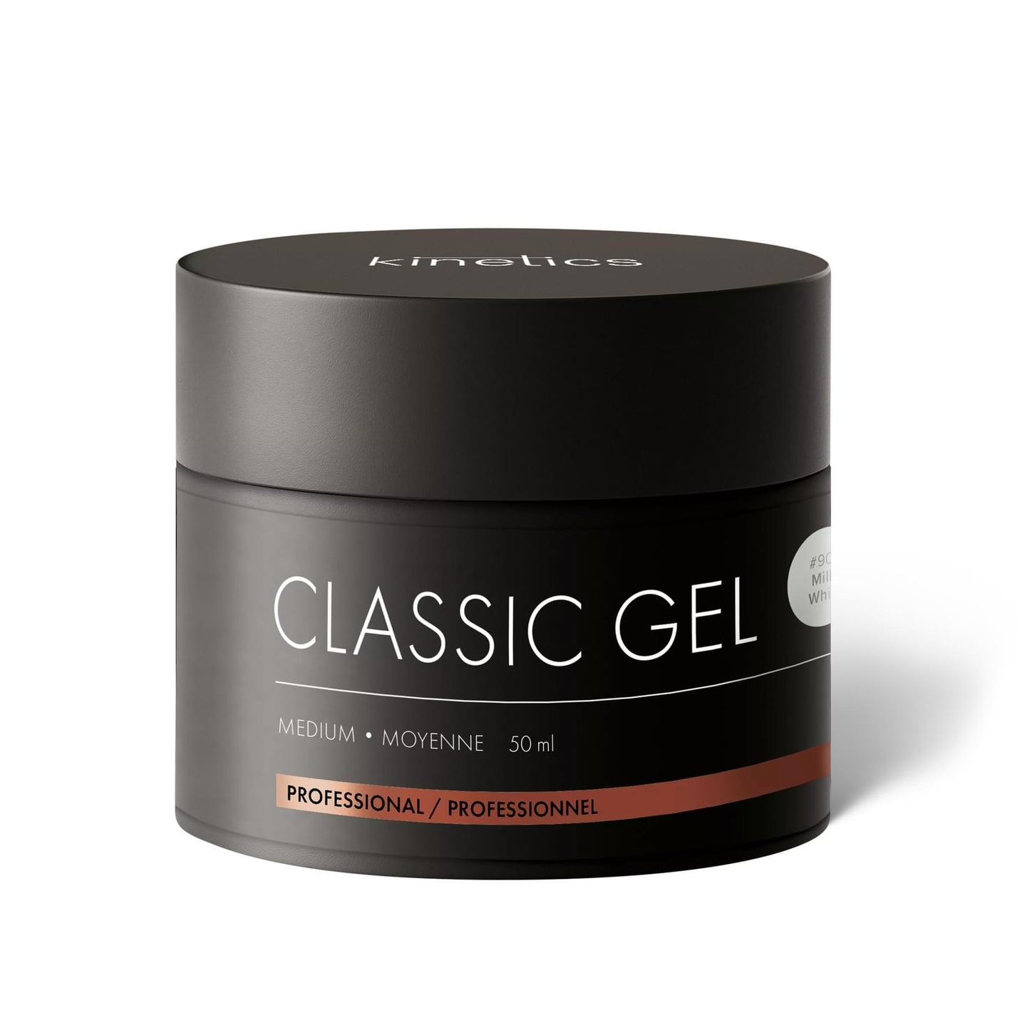 Kinetics Classic Gel Medium #906 Milky White – Selbstnivellierendes milchiges Aufbaugel 50ml