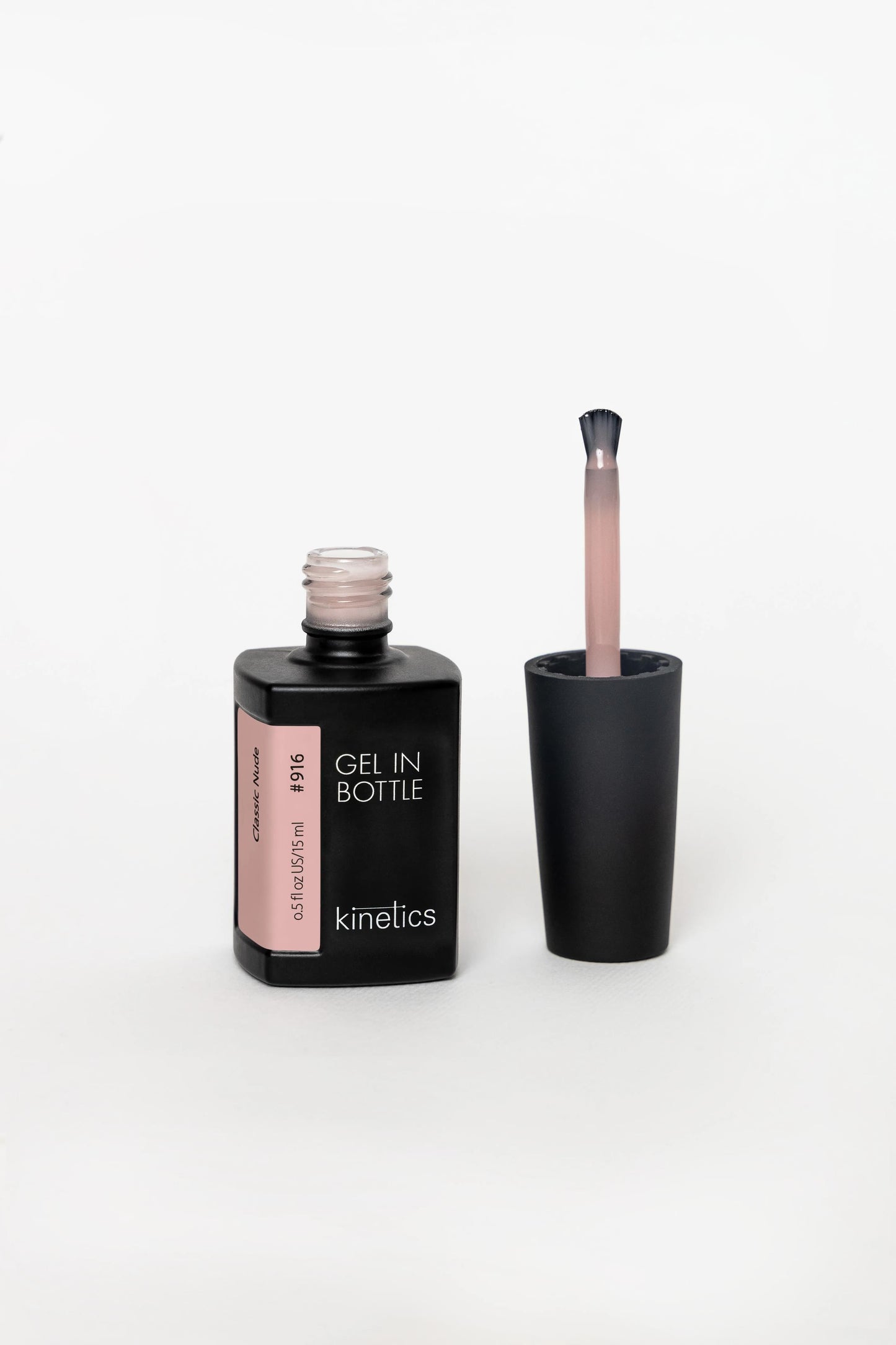 Kinetics Gel in Bottle Classic Nude #916 15ml – Flüssiges Gel zur Nagelverstärkung in klassischem Nude, Schutz und Stärke