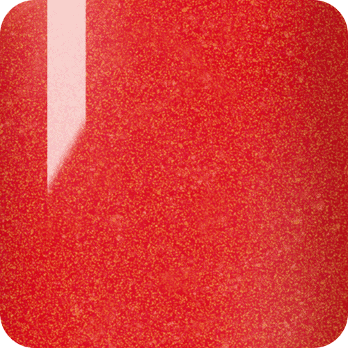 Kinetics SHIELD Gel Polish #522 ROUGH LOVE 15 ml – UV Nagellack strahlendes Rot mit Glitzer, HEMA‑frei