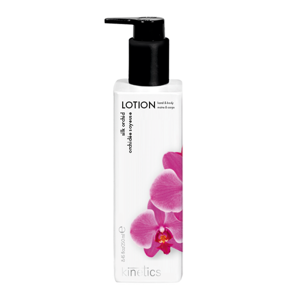 Kinetics Hand- & Körperlotion Silk Orchid 250ml – feuchtigkeitsspendend mit Sheabutter und blumigem Duft