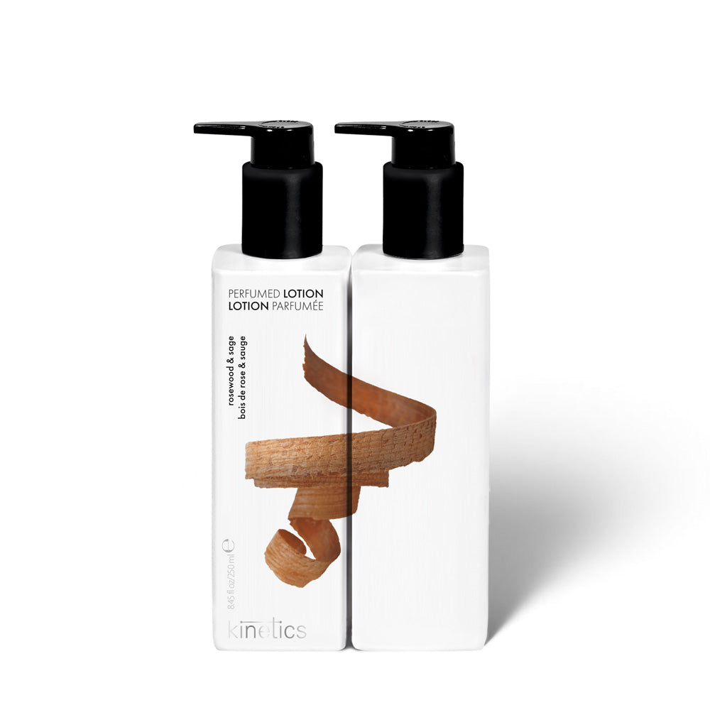 Kinetics Hand- & Körperlotion Rosewood & Sage 250ml – holziger Unisex-Duft mit Salbei, Rosenholz und Weihrauch