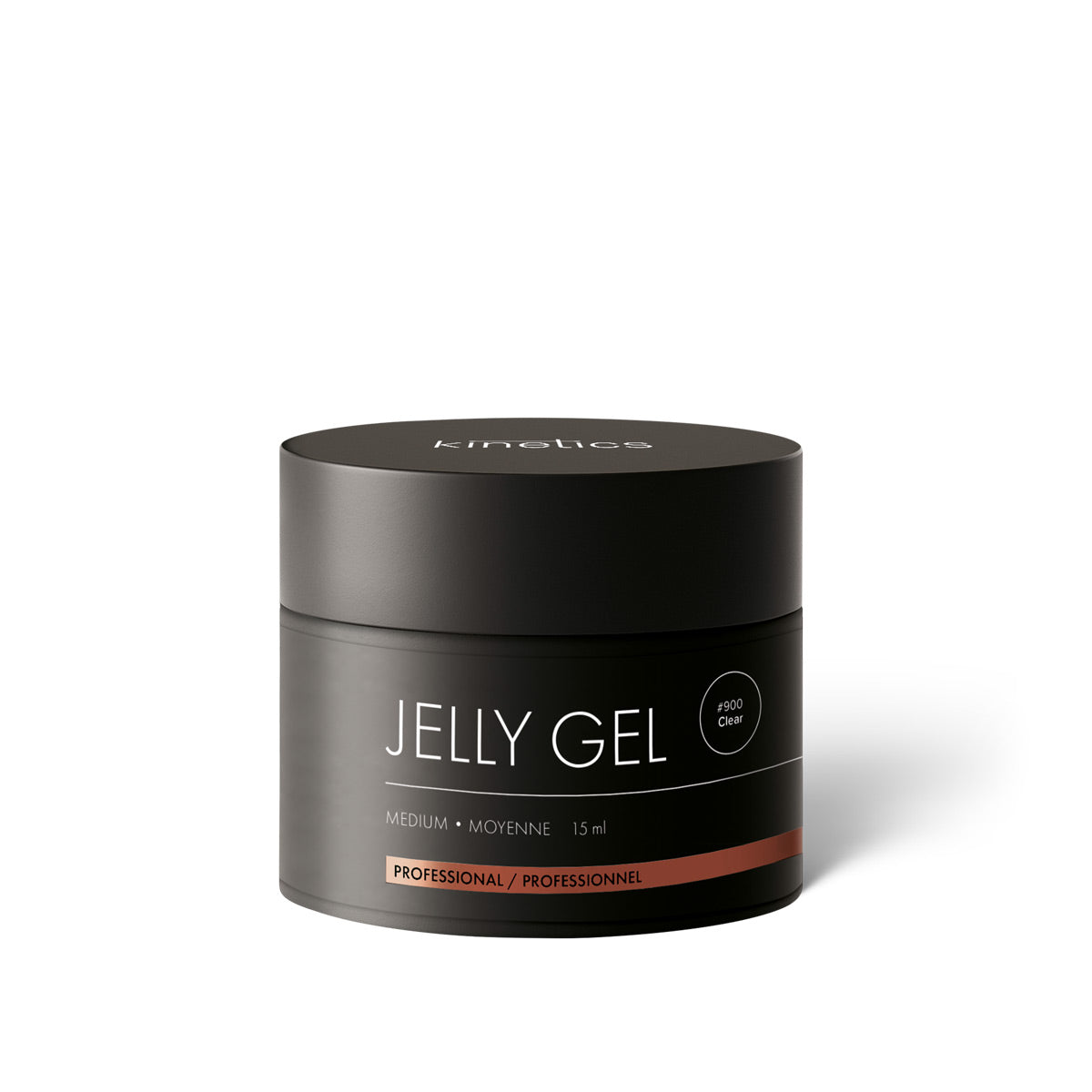 Kinetics Jelly Gel Medium Clear #900 – Transparentes builder gel mit perfektem Bogen 15ml