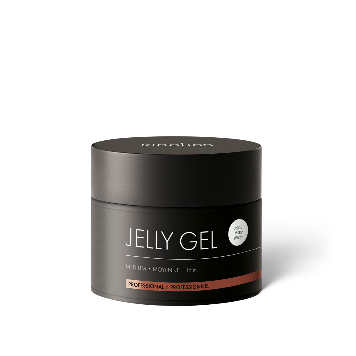 Kinetics Jelly Gel Medium Milky White #906 – Formstabiles Builder Gel in Milchweiß 15ml