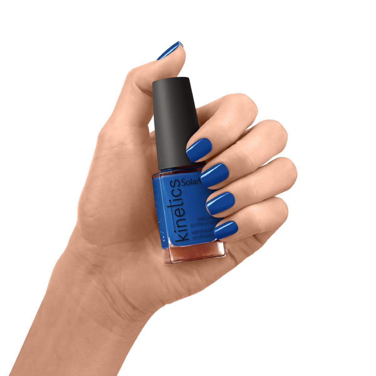 Kinetics Nail Polish SolarGel #159 FASHION BLUE 15 ml – klassischer Nagellack in Ozean-Blau