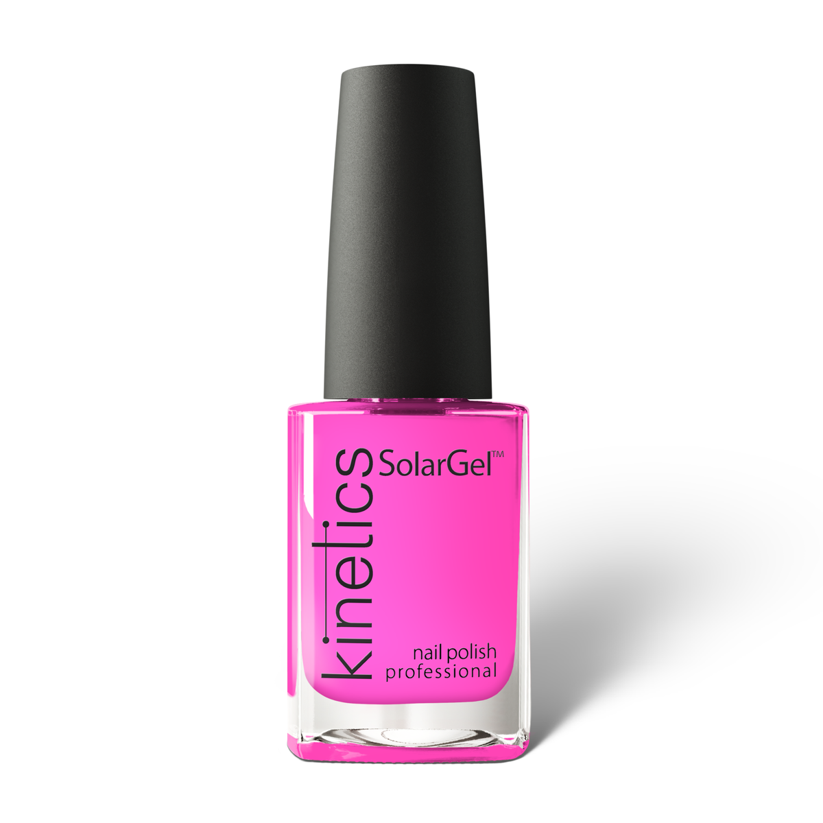 Kinetics Nail Polish SolarGel #196 ELECTRO PINK 15 ml – klassischer Nagellack in leuchtendem Neon-Pink
