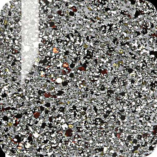 Kinetics Nail Polish SolarGel #351 RUNNING OUT OF CHAMPAGNE 15 ml – klassischer Nagellack in silbernem Glitzer