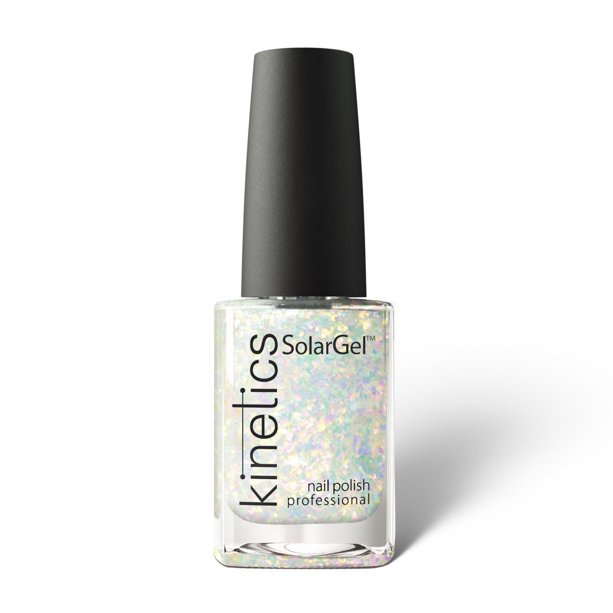 Kinetics Nail Polish SolarGel #445 UNICORN TEARS 15 ml – klassischer Nagellack mit Kristall-Flakes