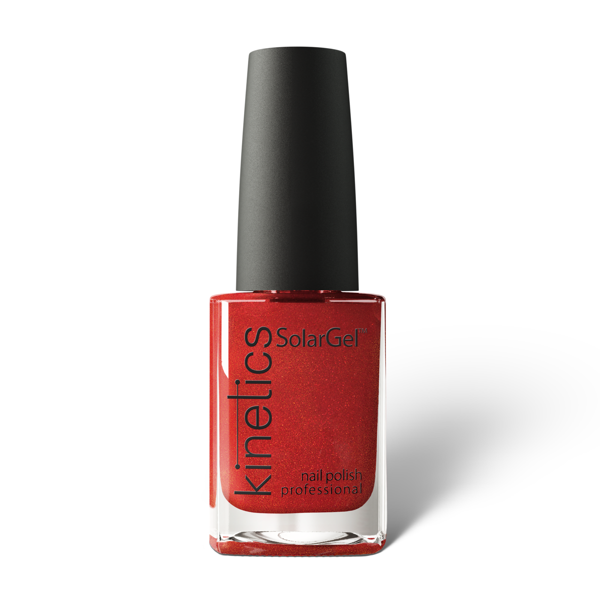 Kinetics Nail Polish SolarGel #489 IRON RED 15 ml – klassischer Nagellack in metallischem Rot