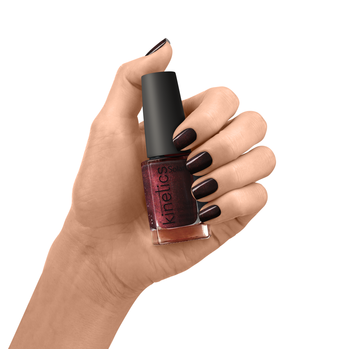 Kinetics Nail Polish SolarGel #516 MY GLOWER 15 ml – Nagellack in schimmerndem Marsala