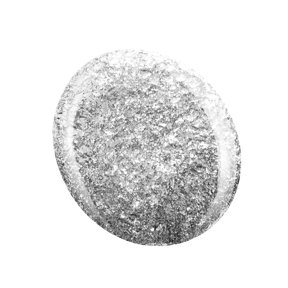 Kinetics Nail Polish SolarGel #519 INFLUENCE SPICES 15 ml – metallischer Silber-Nagellack mit Glitzer