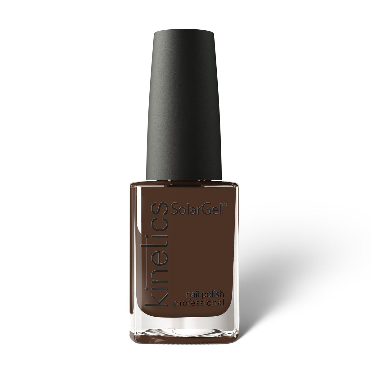 Kinetics Nail Polish SolarGel #524 PIECE OF CAKE 15 ml – klassischer Nagellack in dunklem Schokoladenbraun