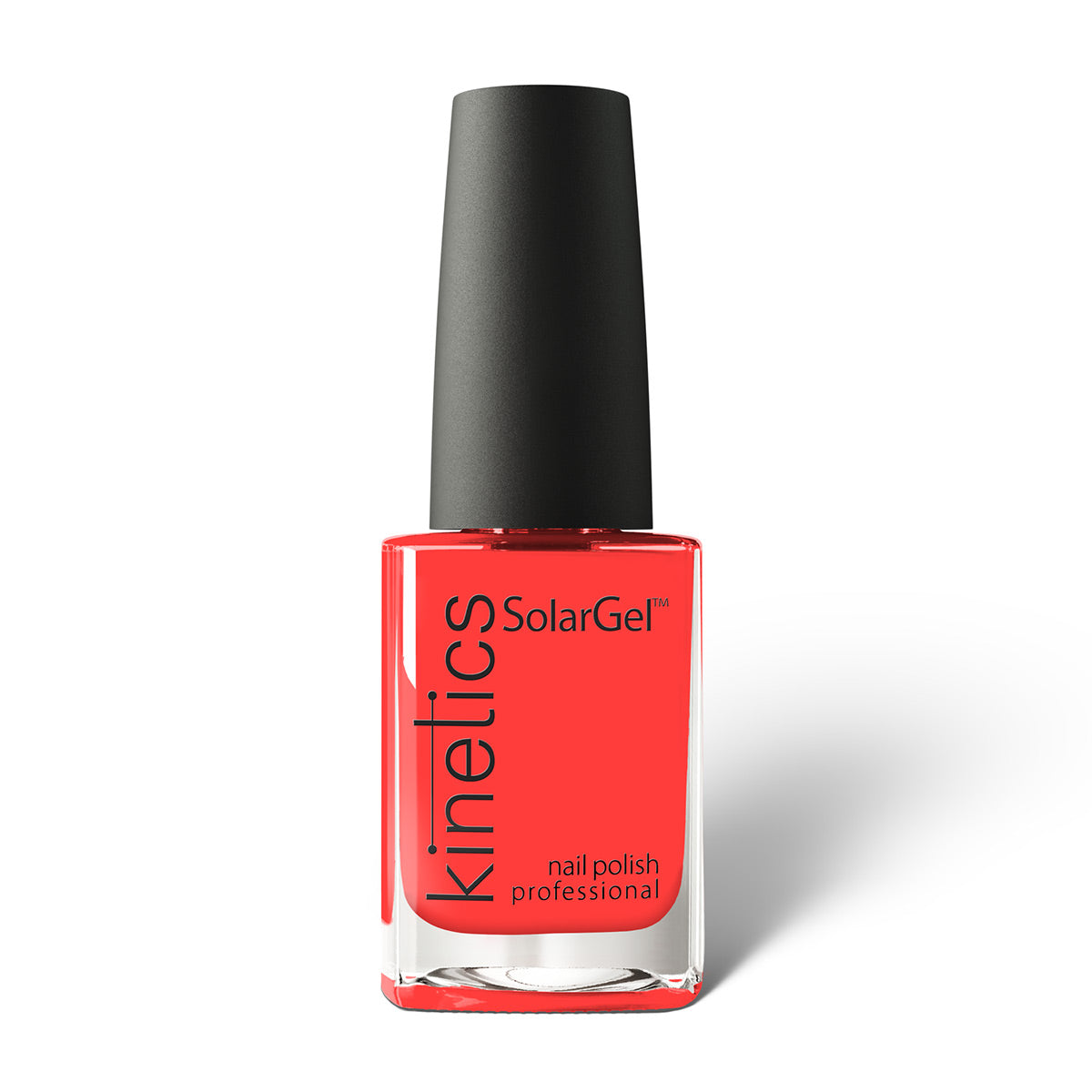 Kinetics Nail Polish SolarGel #534 FORTUNE 15 ml – klassischer Nagellack in neonem Korallenrot