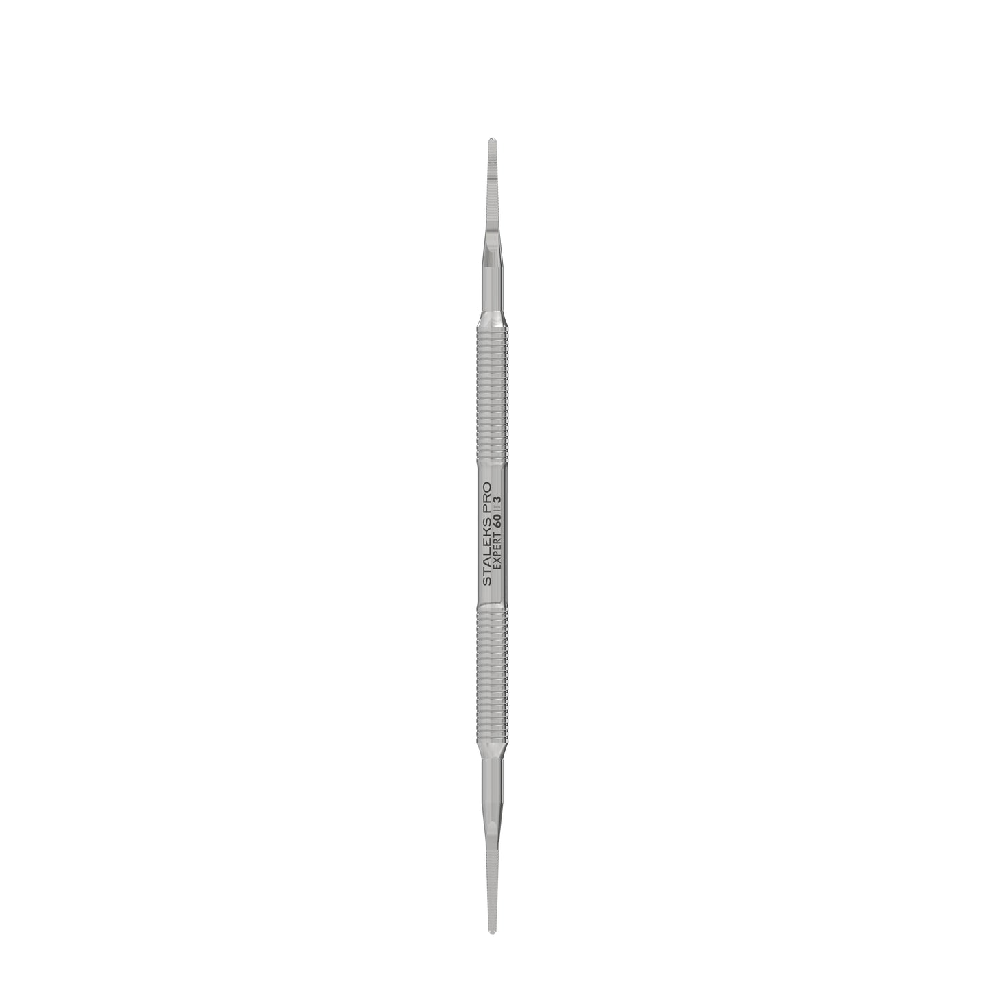 Pediküre-Spatel Staleks EXPERT 60 TYPE 3 — gerade Feile und gebogene Feile für professionelle Fußpflege