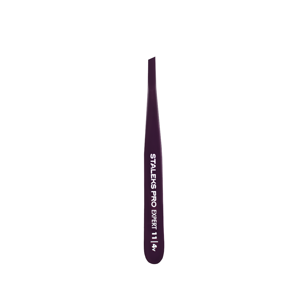 Professionelle Pinzette Staleks Pro Expert 11 Type 4v für präzises Augenbrauenzupfe