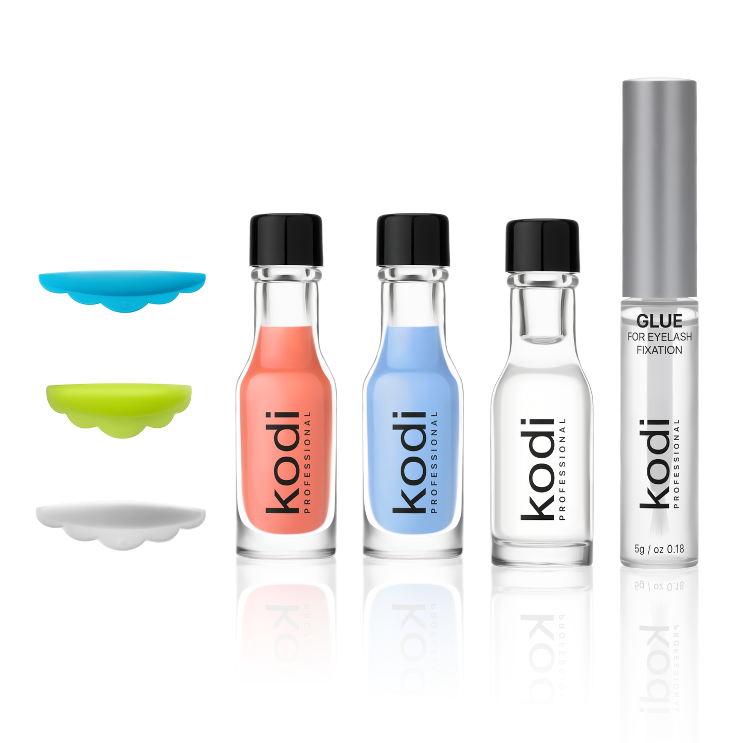 K Professional Lash Lift & Brow Lamination Profi-Set – 3 Stufen + Silikonpads + Kleber, Salonqualität