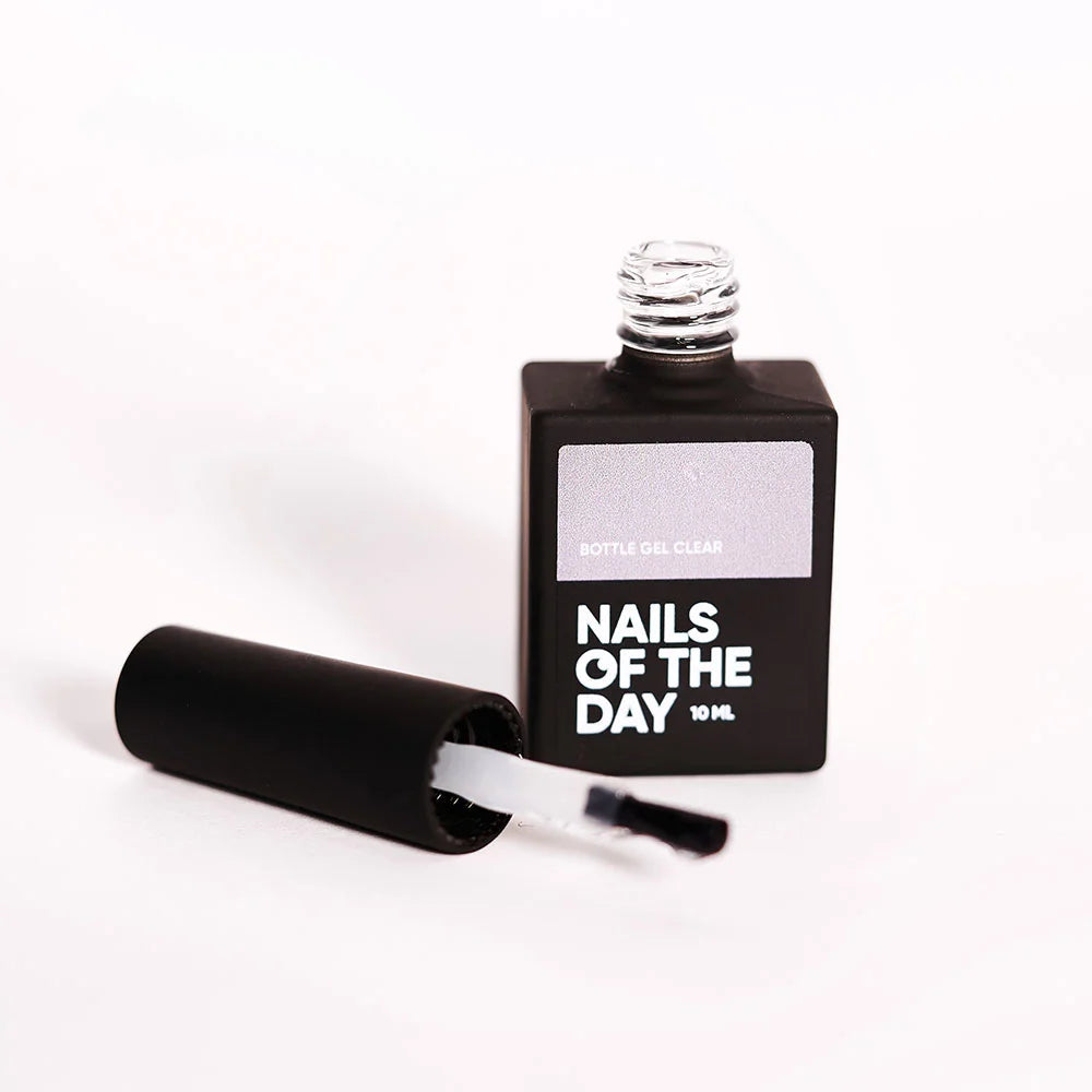 NAILSOFTHEDAY Bottle Gel clear - transparentes ultra-starkes Gel, 10ml