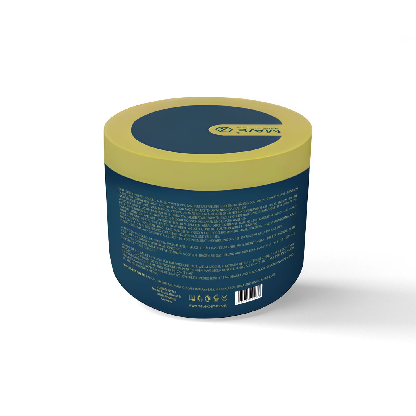 MAVE Enzyme Scrub 400g – Spa Peeling für Gesicht & Körper