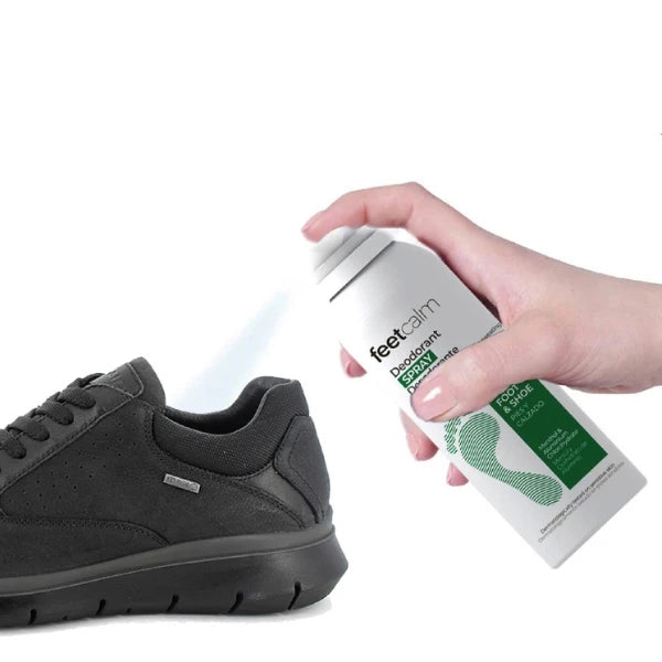 Feetcalm Deodorant Spray Foot & Shoe 125ml – спрей-дезодорант для ног и обуви против пота и запаха, антибактериальный