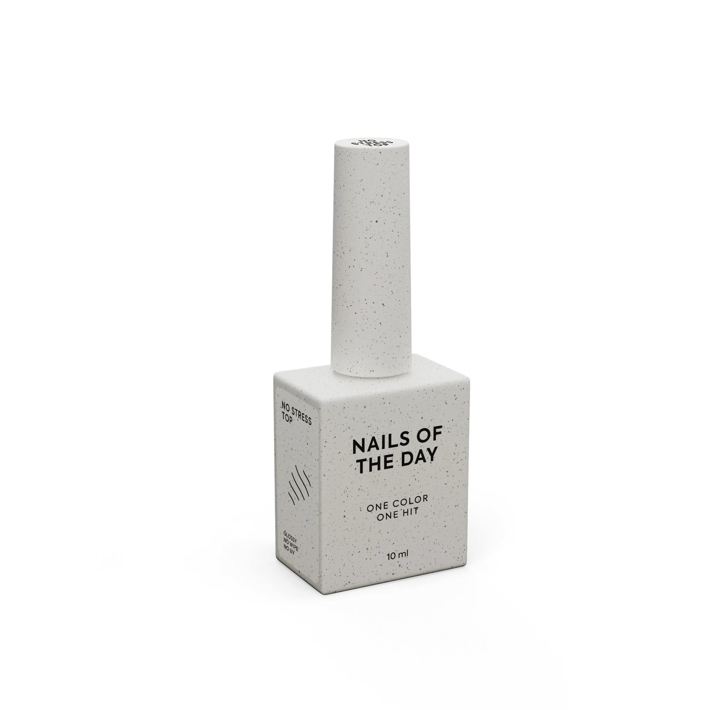 NAILSOFTHEDAY No stress top no wipe - глянцевый топ без липкого слоя и без уф-фильтров, топ АНТИЦАРАПКА, 10 мл