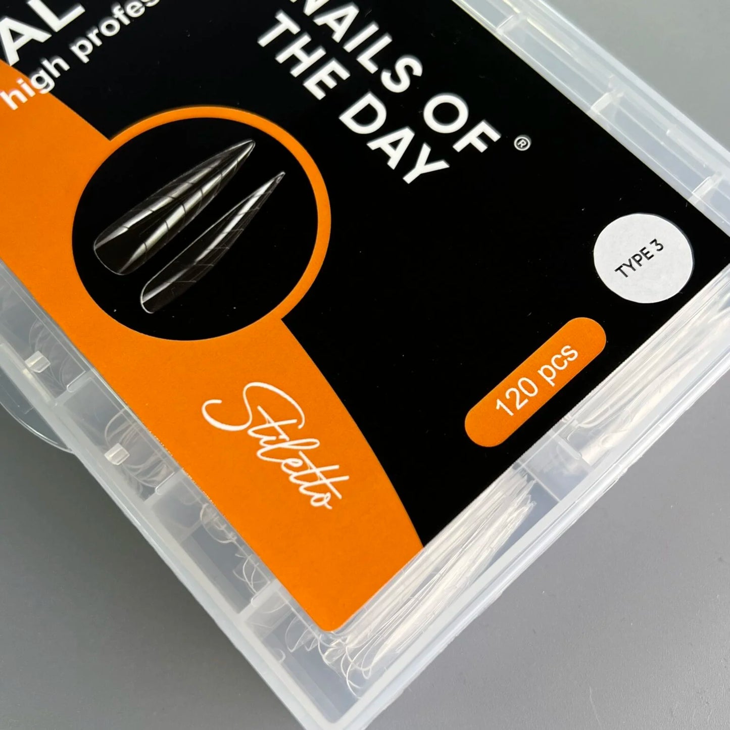 NAILSOFTHEDAY Dual Form Square (Type 2) - верхние формы стилет/миндаль для ногтей, 120шт