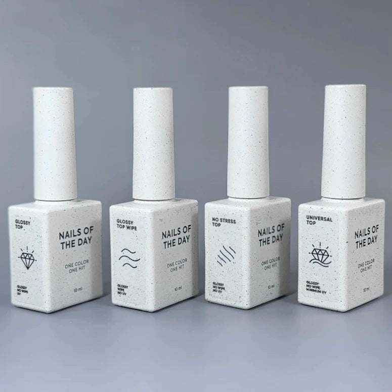 NAILSOFTHEDAY Universal Top – glänzender Top ohne klebrige Schicht, minimal UV‑Filter, 10 ml