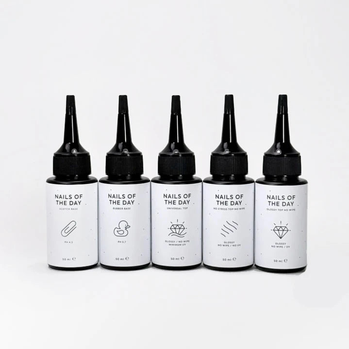 NAILSOFTHEDAY Rubber Base 50 ml (Refill) – Profi Kautschuk-Base für perfekten Gel-Nagel Aufbau