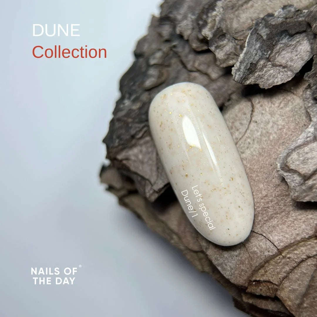NAILSOFTHEDAY Let’s Special Dune/1 – heller Sand mit einem goldenen Schillern des Sonnengel-Nagellacks, 10ml