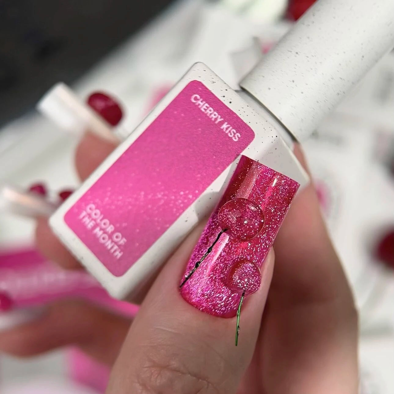 NAILSOFTHEDAY Color of the Month June 2025 „Cherry Kiss“ 10ml