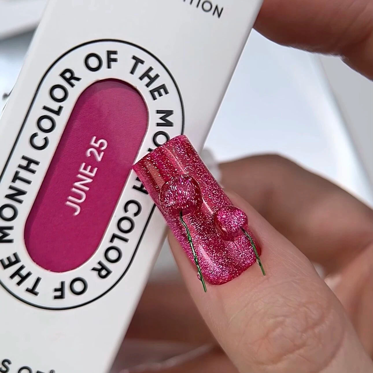 NAILSOFTHEDAY Color of the Month June 2025 „Cherry Kiss“ 10ml