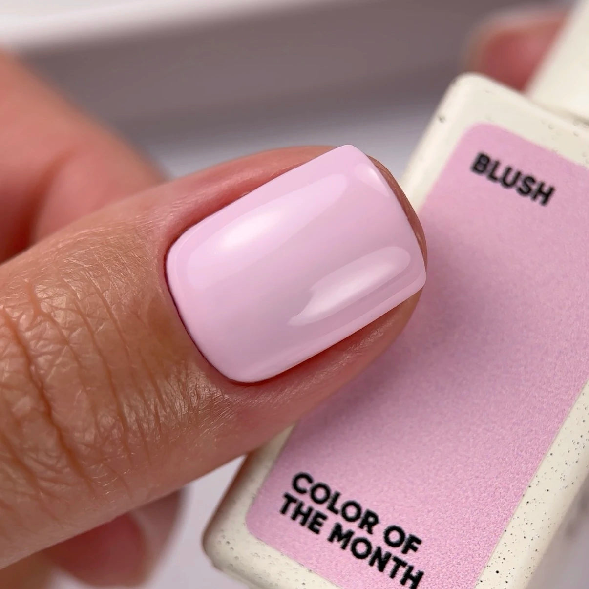 NAILSOFTHEDAY Color of the month February 2026 Blush – Pastell‑Rosa Gel‑Lack 10 ml. Trendfarbe des Monats