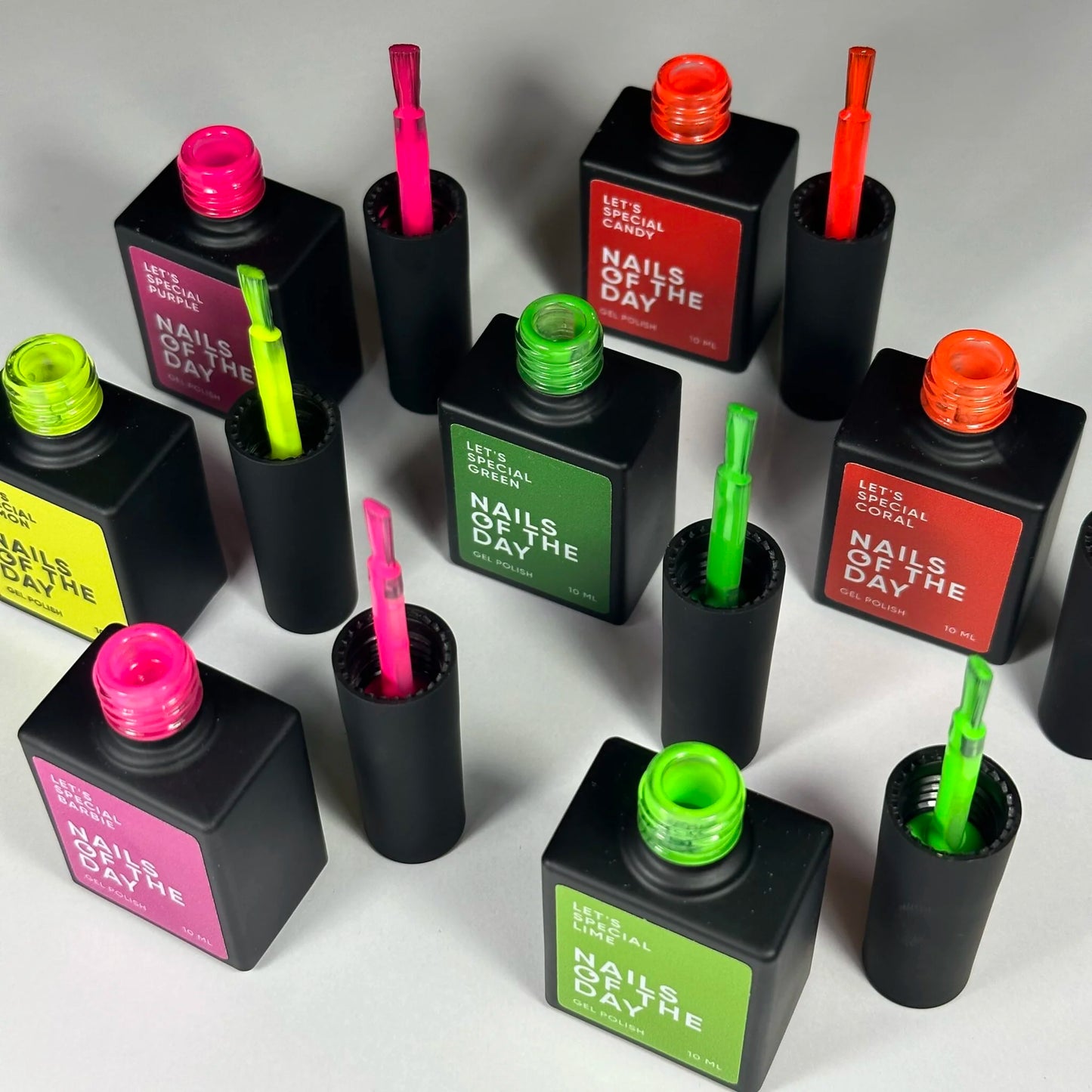 NAILSOFTHEDAY Let’s special Candy - ein spezieller, heller, gesättigter Korallengellack, 10ml