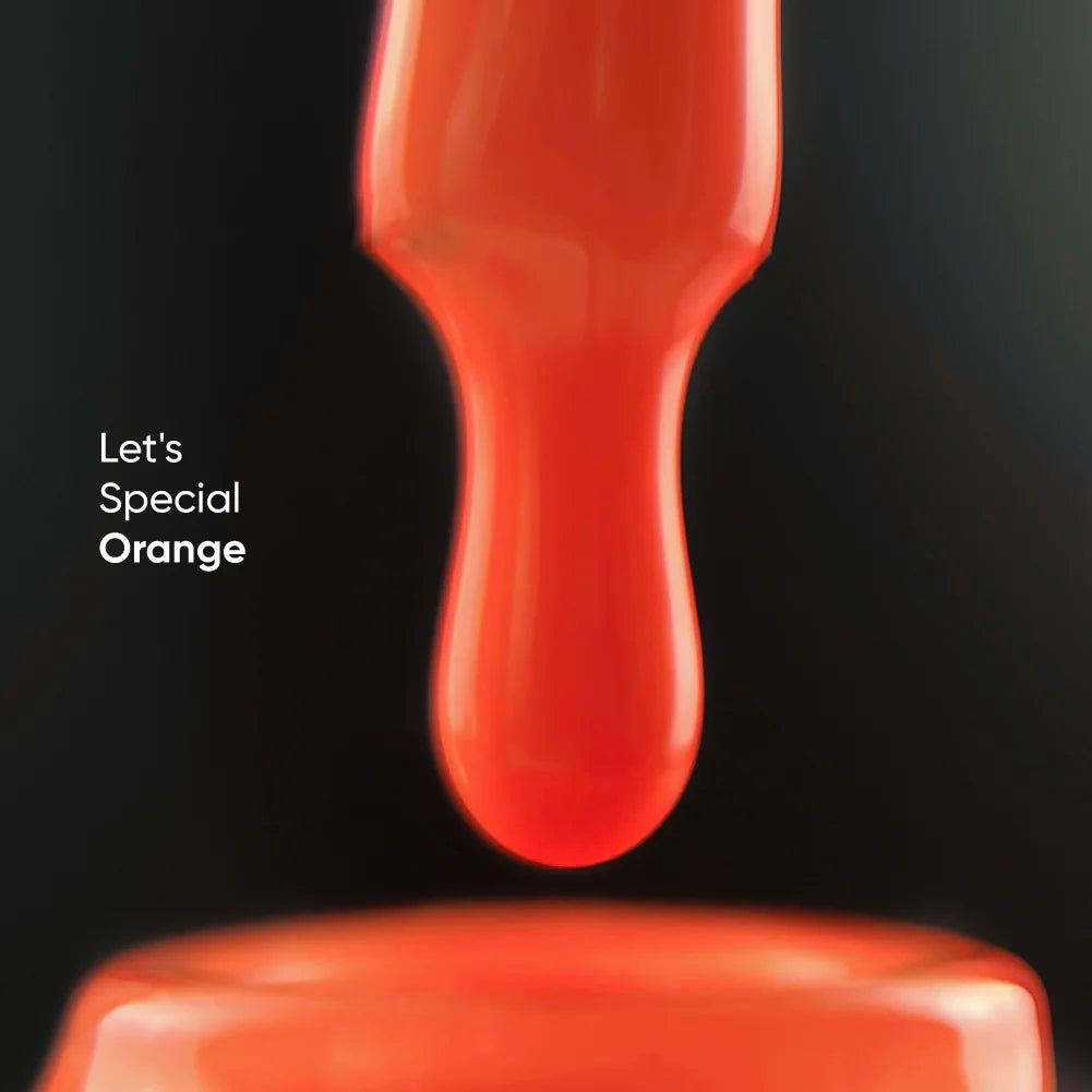NAILSOFTHEDAY Let’s Special Orange – spezieller Orangen/Karotten Gel-Nagellack, 10ml