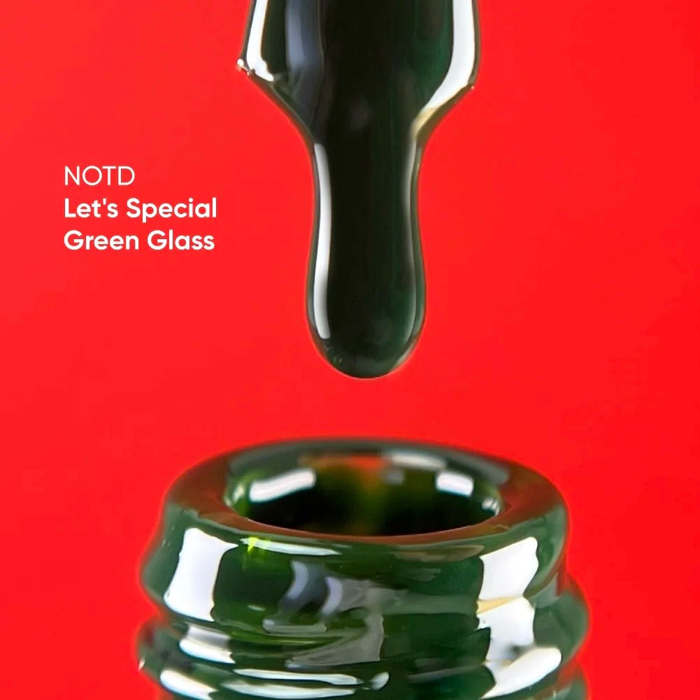 NAILSOFTHEDAY Let's special Green glass - smaragdgrüner Gellack für Nägel, der in einer Schicht deckt, 10ml