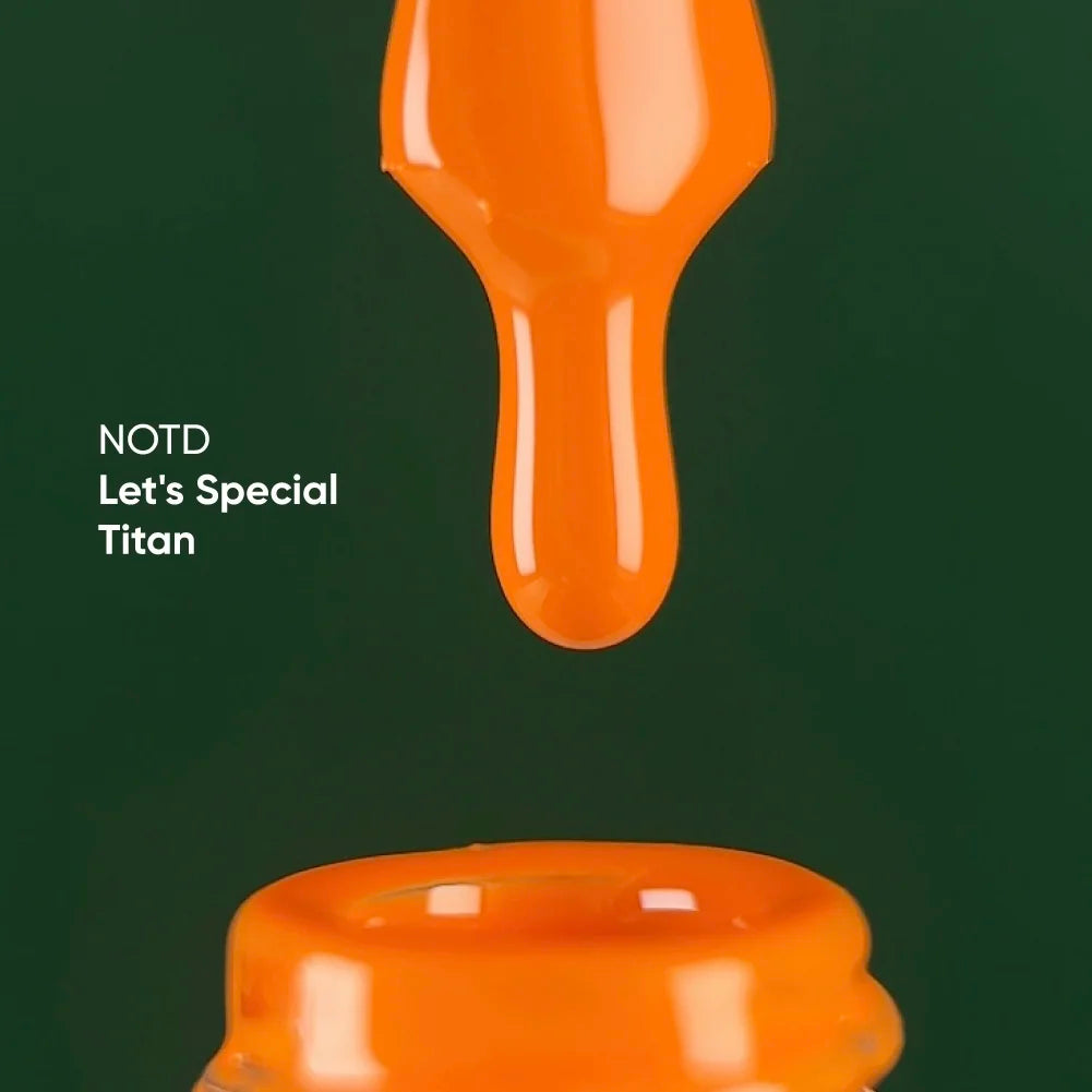 NAILSOFTTHEDAY Let’s Special Titian — leuchtend karottenfarbener Gel-Nagellack, 10ml